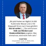 Grafik: Israel Katz, 10. Oktober 2023
