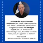 Grafik: Yoav Gallant, 10. Oktober 2023