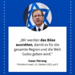Grafik: Isaac Herzog, 15. Oktober 2023