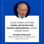 Grafik: Benjamin Netanyahu, 25. Dezember 2023