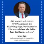 Grafik: Israel Katz, 27. Januar 2024