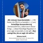 Grafik: Shlomo Karhi, 28. Januar 2024