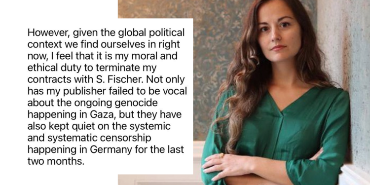 Wegen Gaza: Schriftstellerin Lana Bastašić kündigt Zusammenarbeit mit S. Fischer Verlag
