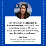 Grafik: May Golan, 21. Februar 2024
