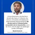 Grafik: Bezalel Smotrich, 30. Mai 2024