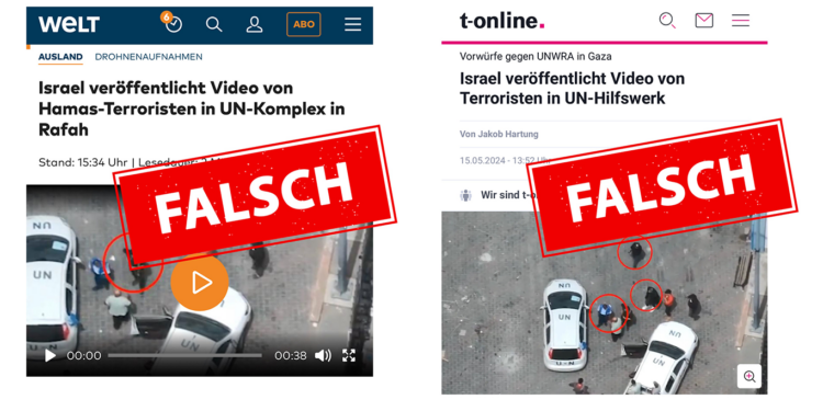 Zeigt eine Drohnenaufnahme wirklich "Hamas-Terroristen auf einem UN-Gelände"?