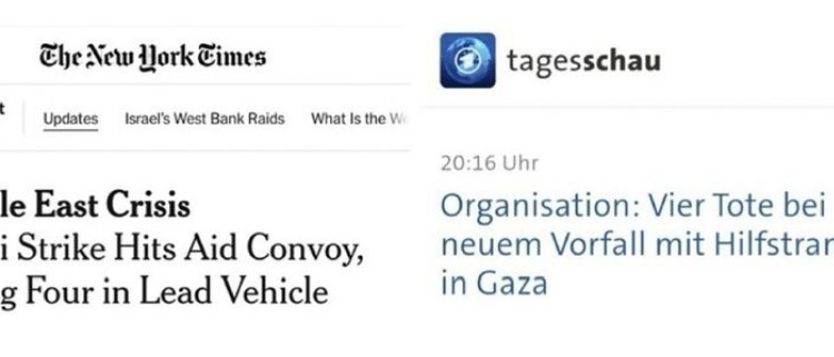 "Israels Armee tötet humanitäre Helfer." So hätte die Schlagzeile lauten müssen.