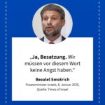 Grafik: Bezalel Smotrich, 8. Januar 2025