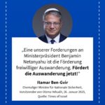Grafik: Itamar Ben-Gvir, 26. Januar 2025