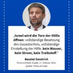 Grafik: Bezalel Smotrich, 17. Februar 2025