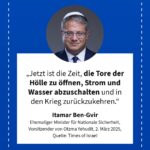 Grafik: Itamar Ben-Gvir, 2. März 2025