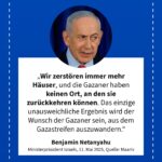 Grafik: Benjamin Netanyahu, 11. Mai 2025