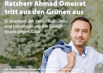 Wegen Gaza: Essener Ratsherr Ahmad Omeirat tritt aus den Grünen aus
