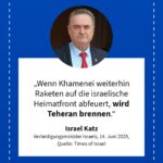 Grafik: Israel Katz, 14. Juni 2025