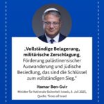 Grafik: Itamar Ben-Gvir, 8. Juli 2025