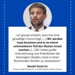 Grafik: Bezalel Smotrich, 22. Juli 2025