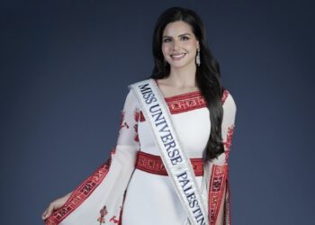 Die 27-jährige Psychologin Nadeen Ayoub vertritt Palästina bei Miss Universe