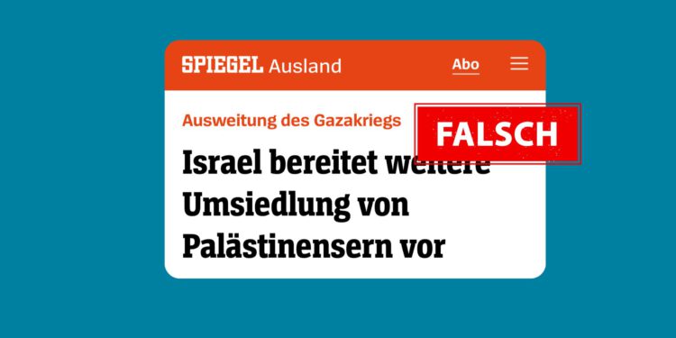 Nein, Palästinenser werden nicht "umgesiedelt", sie werden vertrieben