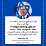 Grafik: Isaac Herzog, 10. September 2025