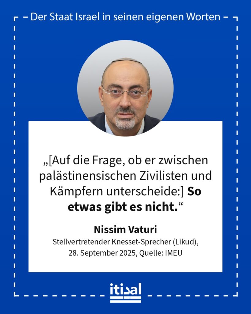 Grafik: Nissim Vaturi, 28. September 2025