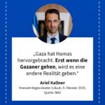 Grafik: Ariel Kallner, 9. Oktober 2025