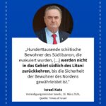 Grafik: Israel Katz, 16. März 2026