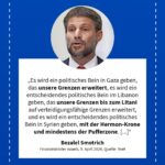 Grafik: Bezalel Smotrich, 9. April 2026