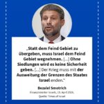 Grafik: Bezalel Smotrich, 19. April 2026