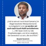 Grafik: Bezalel Smotrich, 21. April 2026