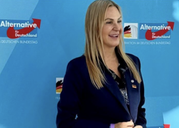 Silke Koch von der AfD beleidigt muslimische Frauen als "Dreck" (Foto: AfD Mannheim)