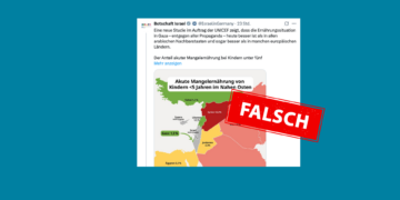 Die israraelische Botschaft unter Ron Prosor verbreitet Fake News über eine angebliche UNICEF-Studie
