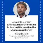 Grafik: Bezalel Smotrich, 27. September 2026