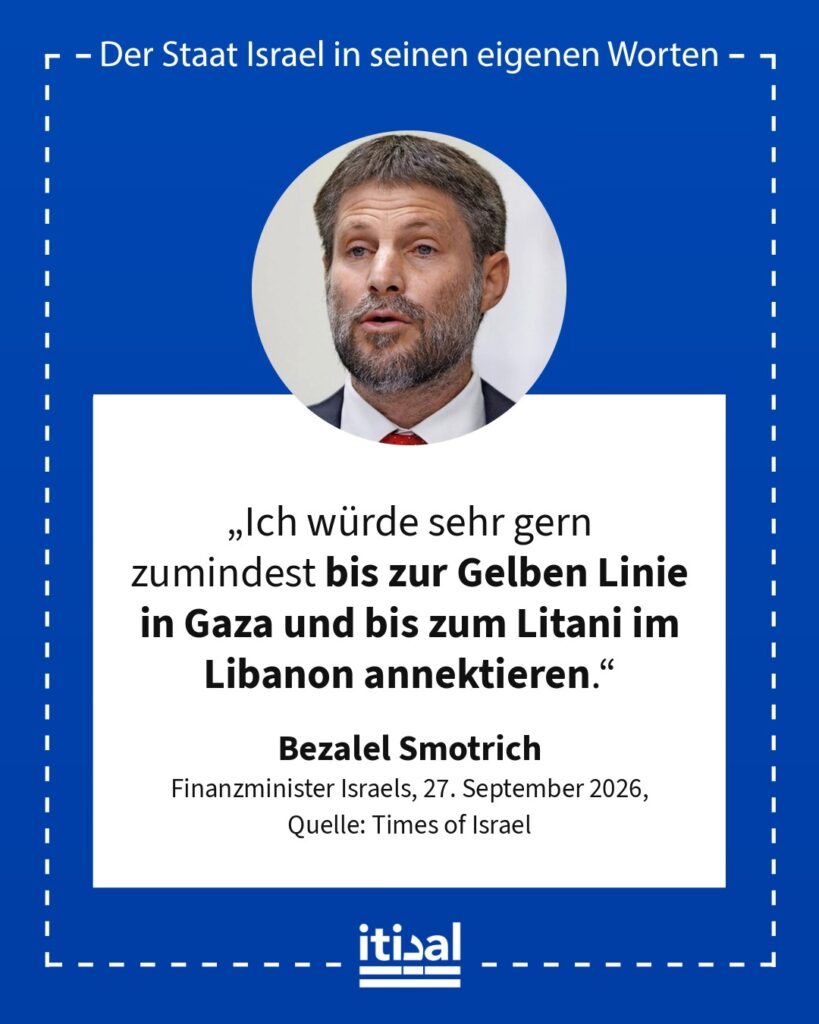 Grafik: Bezalel Smotrich, 27. September 2026