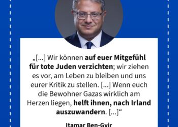 Itamar Ben-Gvir: „Die Heuchelei der weltweiten Unterstützer des Terrors kennt keine …“