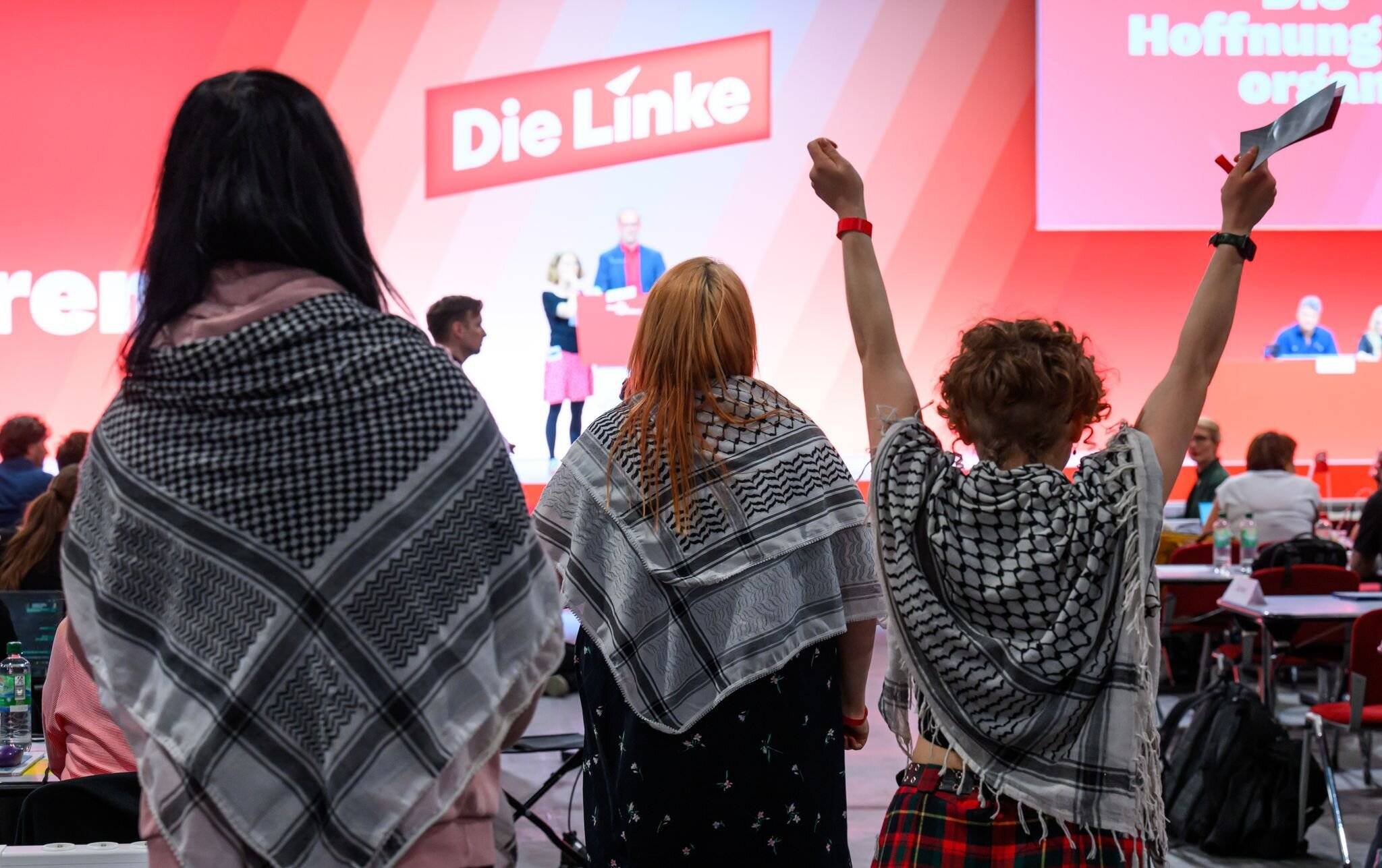 Antisemitismus in der Linken? Linke für Palästinenser (Bild: dpa)