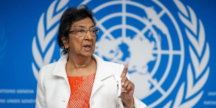 Friedensnobelpreis wegen Gaza: Navenathem Pillay trug maßgeblich dazu bei, dass Israels Verbrechen gegen Palästinenser in Gaza als Genozid anerkannt werden. (Foto: Fabrice Coffrini/AFP)