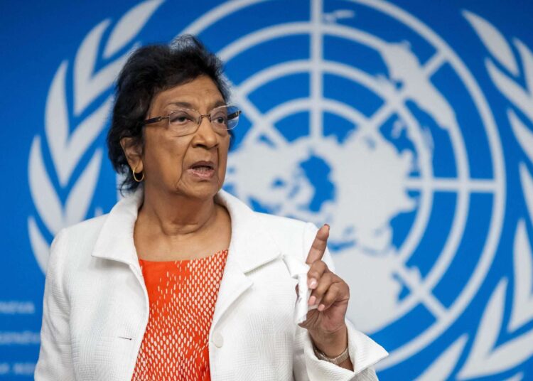 Friedensnobelpreis wegen Gaza: Navenathem Pillay trug maßgeblich dazu bei, dass Israels Verbrechen gegen Palästinenser in Gaza als Genozid anerkannt werden. (Foto: Fabrice Coffrini/AFP)