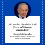 Grafik: Benjamin Netanyahu, 7. Oktober 2023