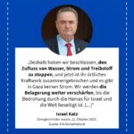 Grafik: Israel Katz, 11. Oktober 2023