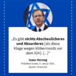 Grafik: Isaac Herzog, 9. Januar 2024