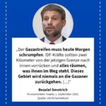 Grafik: Bezalel Smotrich, 1. September 2024