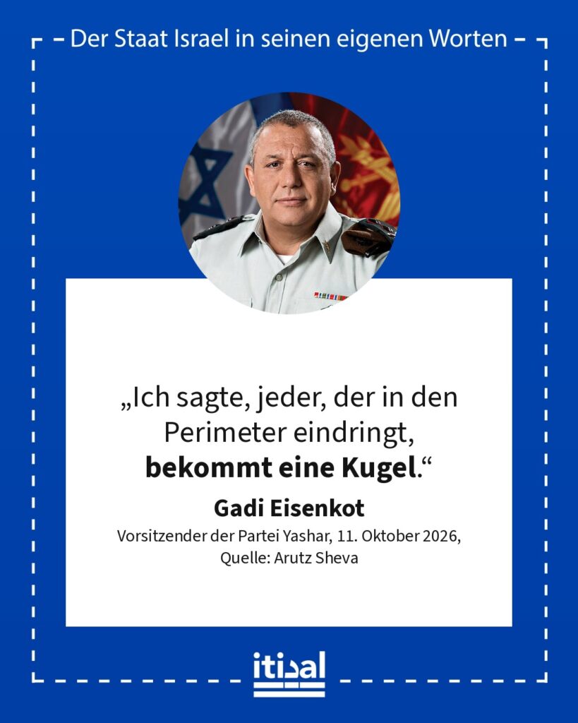 Grafik: Gadi Eisenkot, 11. Oktober 2026