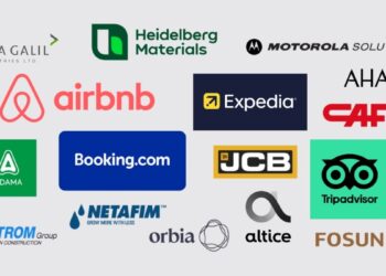 UN-Liste: Logos der 16 Unternehmen mit Sitz in Deutschland, die laut UN israelische Siedlungen unterstützen